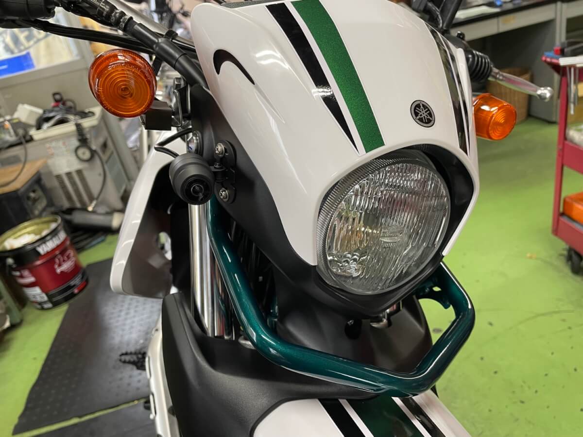 セロー250に前後カメラ取付