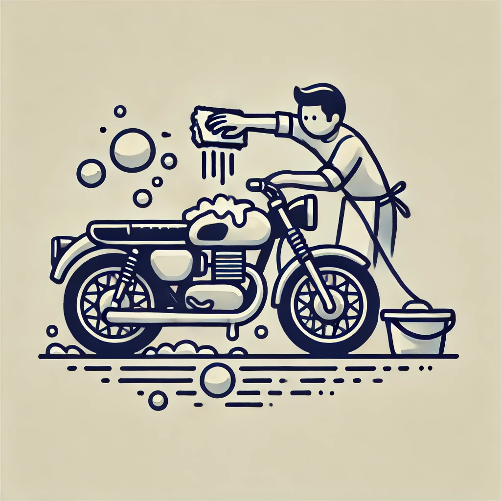 意外とやりにくいバイクの洗車！YSP大分にお任せください！