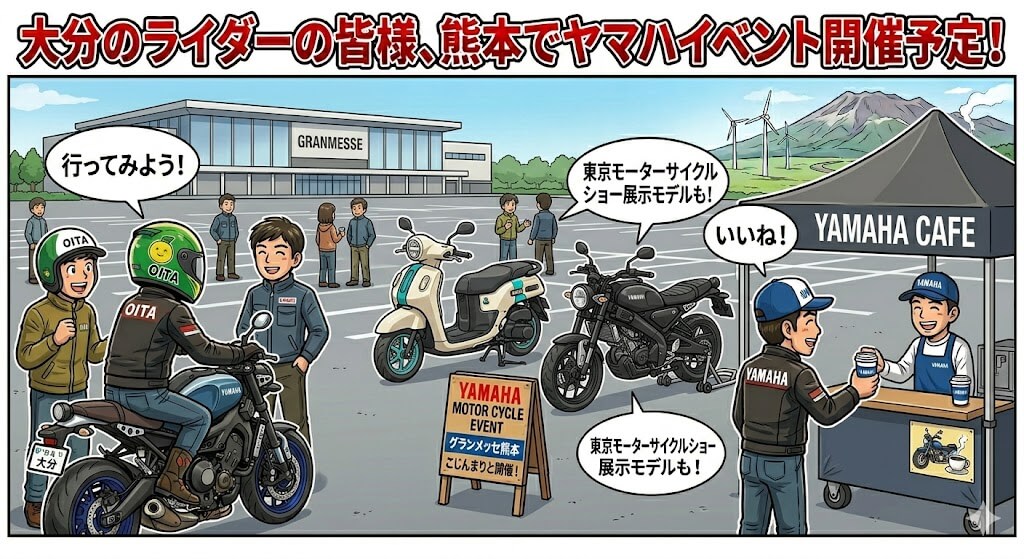 【イベント情報】4/25はグランメッセ熊本へ！話題のニューモデルが集結